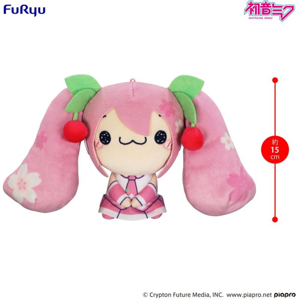 Furyu - Hatsune Miku Mochipico Sakura Miku ver A Plush  COLLECTIBLES